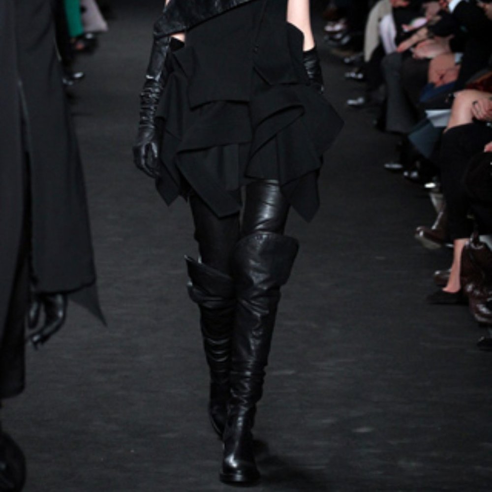 Ann Demeulemeester Over the Knee boots